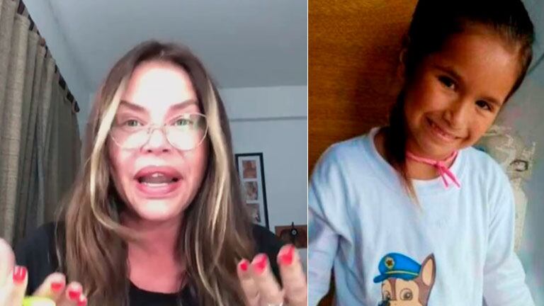 La bronca y el dolor de Nazarena Vélez tras la desaparición de Maia, de 7 años