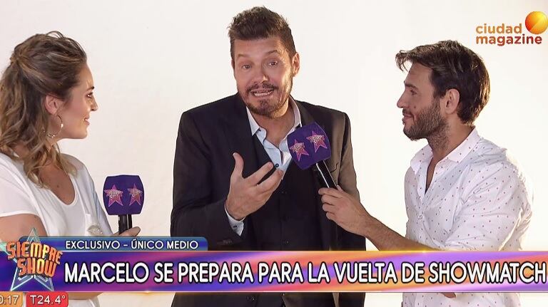 Marcelo Tinelli, a solas con Siempre Show, antes de debutar con el Súper Bailando