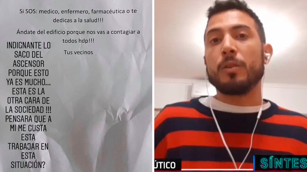 Habló el farmacéutico discriminado por el consorcio: "Me indignó, yo me expongo todos los días"