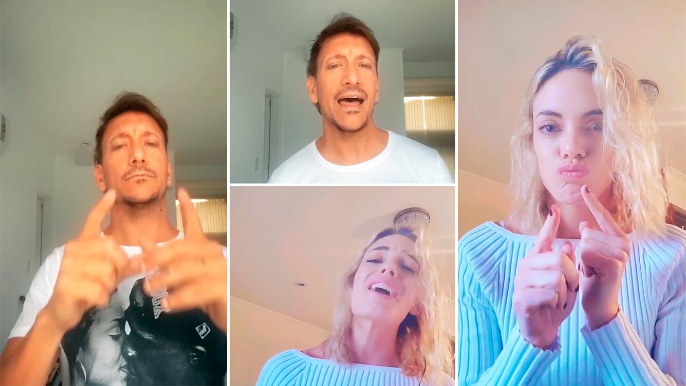 Nico Vázquez y Emilia Attias jugaron a ser sus personajes de Casi Ángeles: la canción que le regalaron a los fans