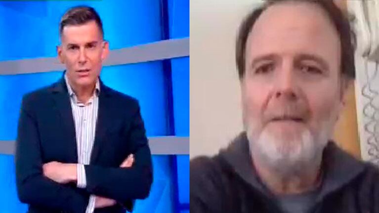 Luis Machín protagonizó un tenso momento durante una entrevista