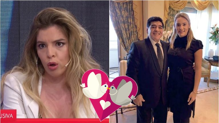 La reacción de Dalma Maradona cuando le preguntaron si Rocío Oliva está invitada a su casamiento