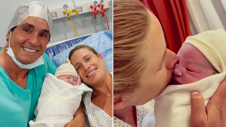 Sebastián Estevanez e Ivana Saccani compartieron el video más tierno con su bebé recién nacido: "Enamorados"