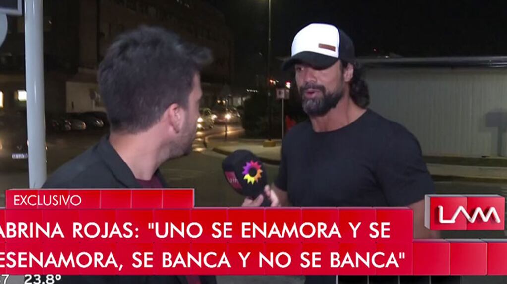 La mala onda de Luciano Castro y su fastidiosa respuesta al cronista de LAM: "No seas impertinente y no me lleves por delante"