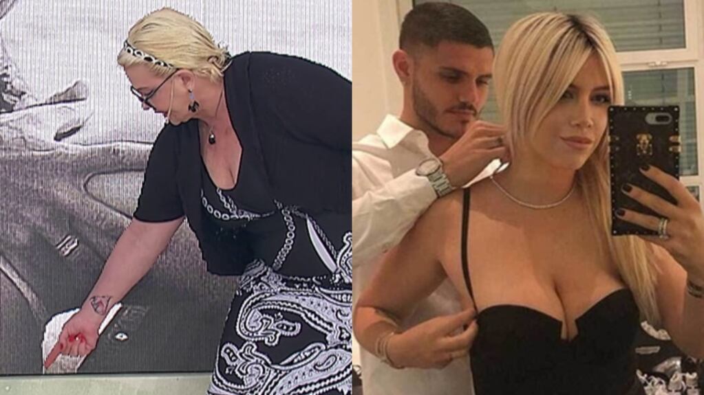 Carmen Barbieri habló del Photoshop en las fotos de Wanda Nara: "No está bien hecho"