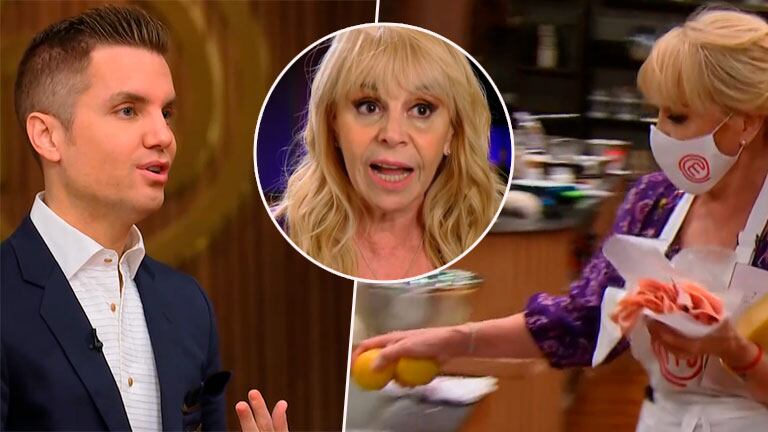 ¡Hay reglas! Santiago del Moro le hizo un reclamo a Claudia Villafañe en MasterChef y ella se fastidió