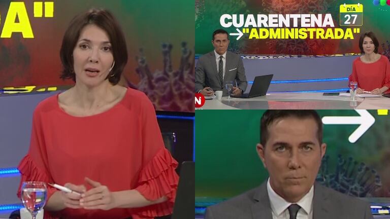 El blooper de Cristina Pérez al presentar una nota: "Jorge, de uno de los rubros más golpeados, la tiene más larga"
