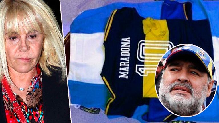 Difunden los increíbles llamados que Claudia Villafañe recibió durante el velatorio de Diego Maradona
