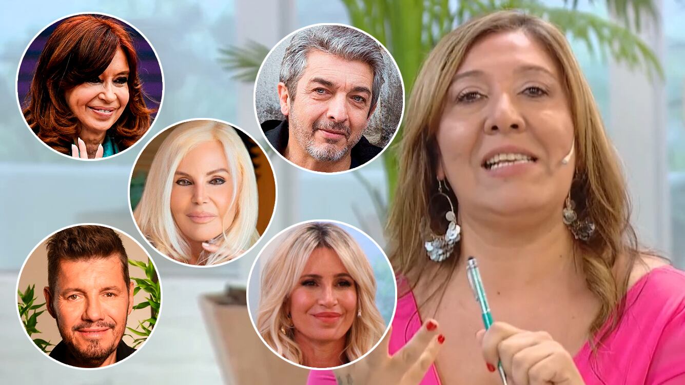 Pitty reveló el "poderoso numero" que une a famosos argentinos: "Darín, Susana, Tinelli, Flor Peña y Cristina lo comparten"
