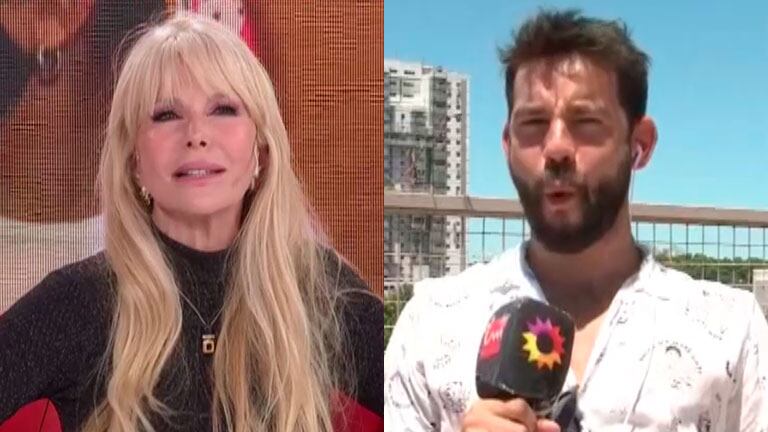 Graciela Alfano y sus piropos picantes para Cachete Sierra en vivo