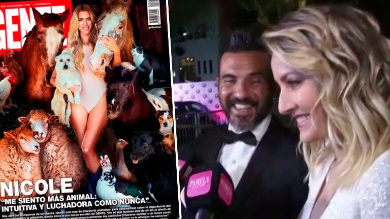 ¡A pura risa! La pícara reacción de Fabián Cubero cuando le preguntaron si Nicole Neumann está más animal que nunca