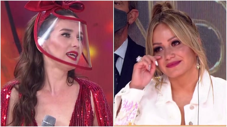 Karina La Princesita no pudo evitar emocionarse al ver a Natalia Oreiro en Cantando 2020: "Con sus actos muestra la humildad que tiene al venir acá"