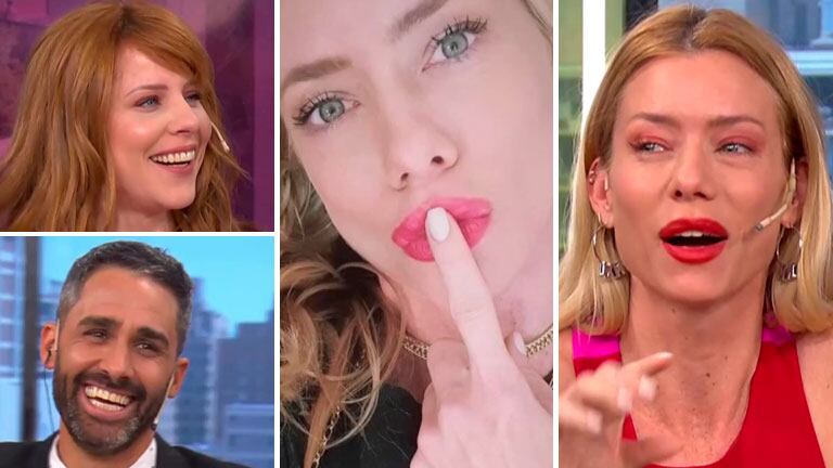 La divertida reacción de Nicole Neumann cuando bromearon con que tenía un chupón marcado en el cuello