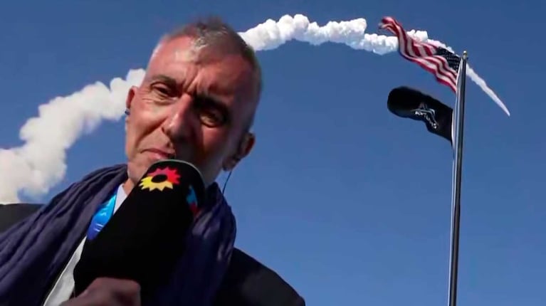 Histórico: Nelson Castro fue testigo del lanzamiento de Artemis II rumbo a la Luna