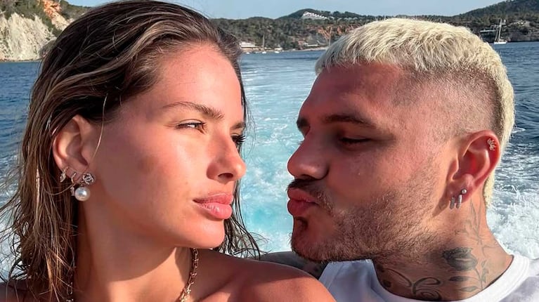 La China Suárez y Mauro Icardi, en un video íntimo que desató críticas por un detalle