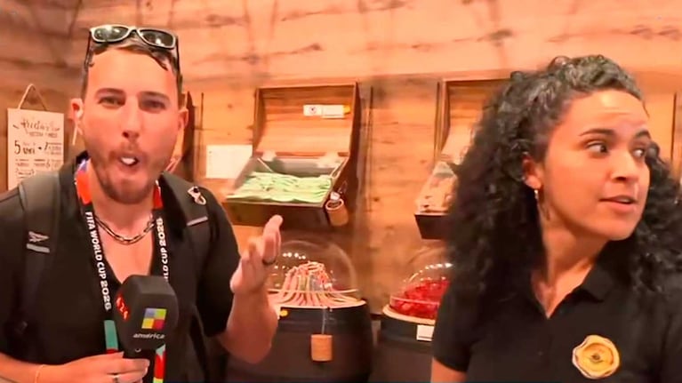 Martín Salwe entró a un kiosco de golosinas en Miami, se descontroló y casi termina expulsado