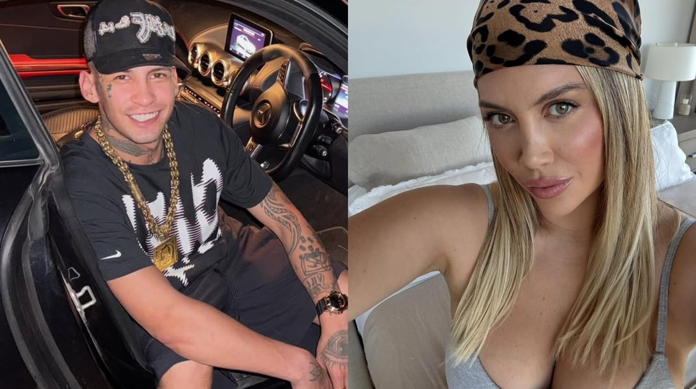 La foto de L-Gante, a puro mimo con una mujer en Ibiza, que podría despertar la furia de Wanda Nara