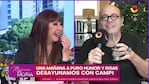 El mañanero, ¿sí o no? la respuesta de Campi que dejó sin palabras a Moria Casán