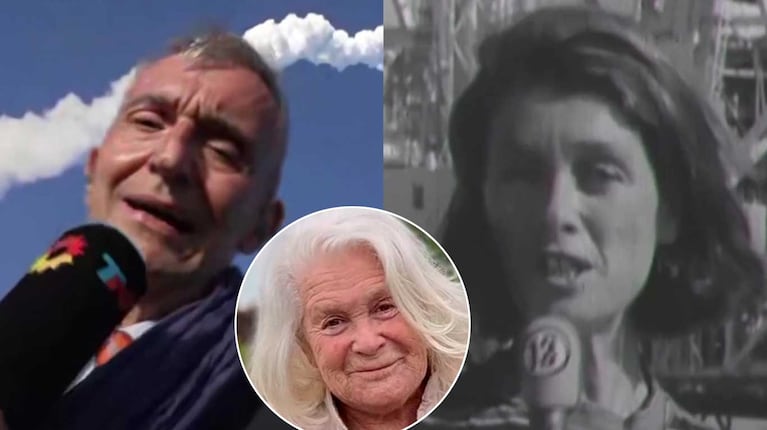 Nelson Castro habló con Mónica Cahen D’Anvers y unió dos coberturas históricas de los viajes a la Luna