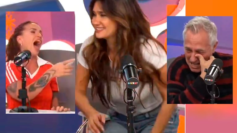 Video: Momi Giardina se hizo pis en vivo, tentada por un comentario de Marley