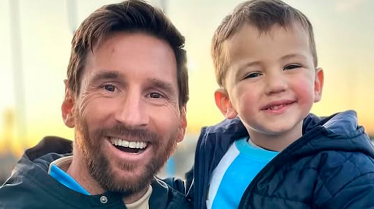 Así fue el emocionante encuentro de Luca Cubero con Lionel Messi y otras figuras de la Selección Argentina