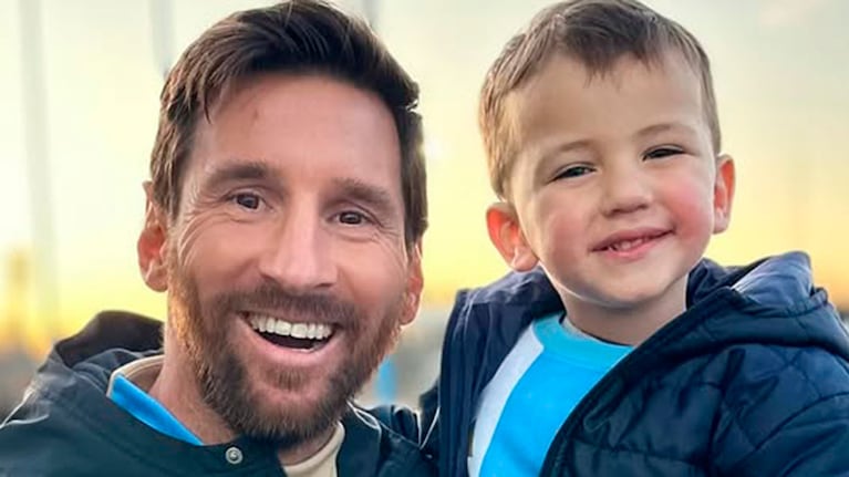 Así fue el emocionante encuentro de Luca Cubero con Lionel Messi y otras figuras de la Selección Argentina
