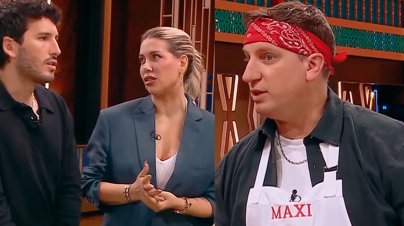 Video: el picante chiste de Maxi López sobre la "hamburguesa" de Wanda Nara que dejó helado a Sebastián Yatra
