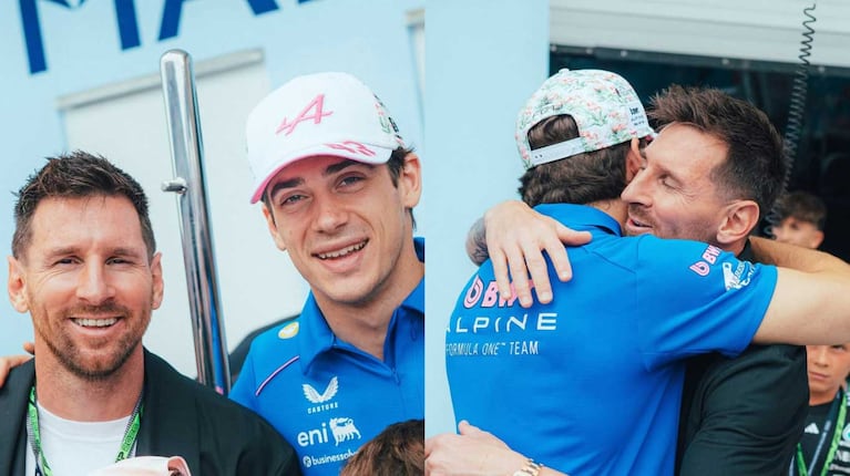 Leo Messi fue a ver a Franco Colapinto al GP de Miami y le dio suerte: salió séptimo