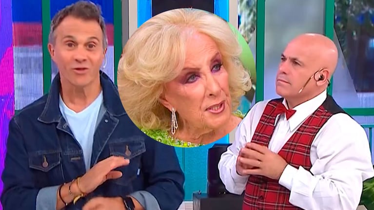 Bicho Gómez hizo un desubicado chiste sobre Mirtha Legrand y descolocó a Sergio Lapegüe en vivo