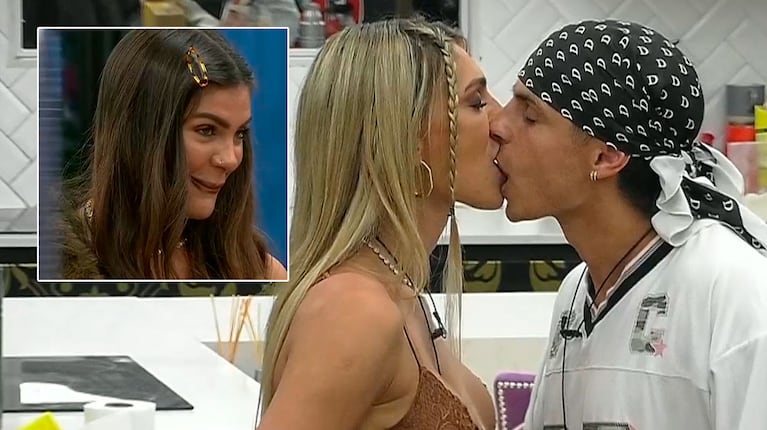 Gran Hermano: Zunino le comió la boca a Nenu López frente a Luana y su reacción fue viral