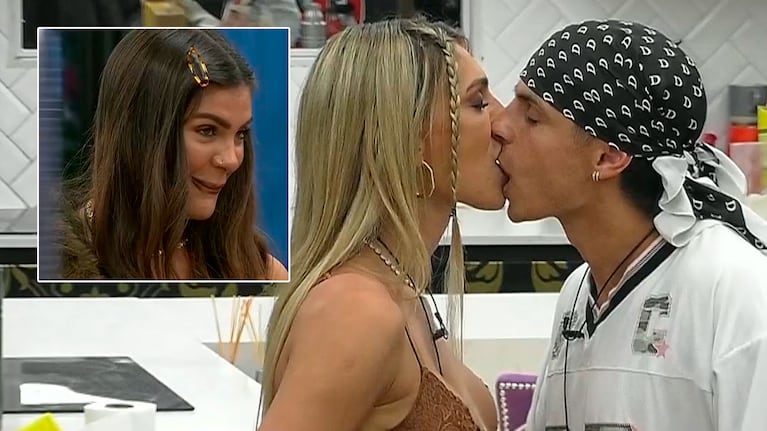 Gran Hermano: Zunino le comió la boca a Nenu López delante de Luana