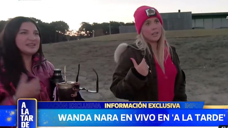 Video: Wanda salva a un notero