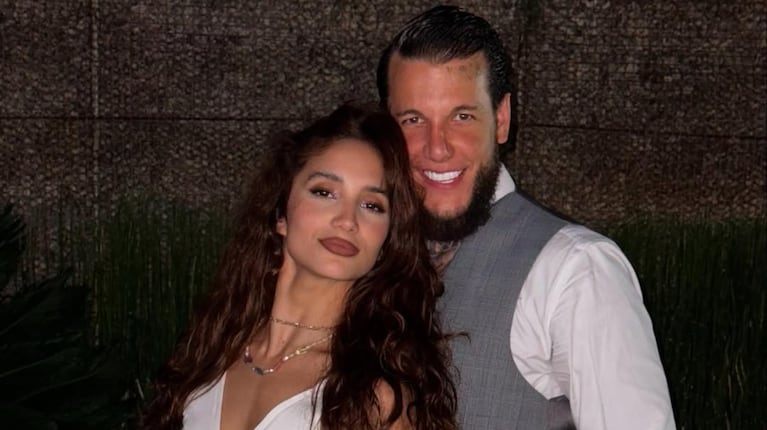 La foto súper apasionada de Melody Luz con Alex Caniggia tras la reconciliación: “Te amo, papu”