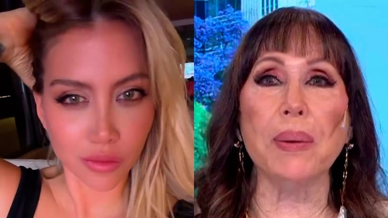 Wanda Nara habló sobre las constantes chicanas que recibe de Moria Casán