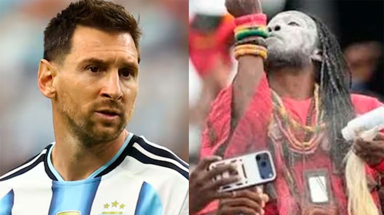 Conmoción antes del partido de la Argentina: aseguran que un brujo intervino un regalo para Lionel Messi