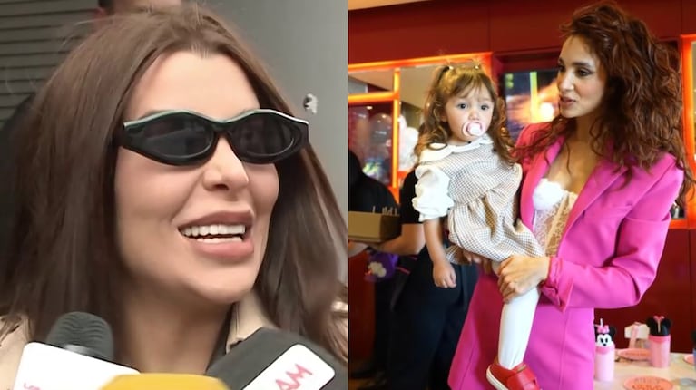 La felicidad de Charlotte Caniggia al reecontrarse con su sobrina después de reconciliarse con Melody Luz