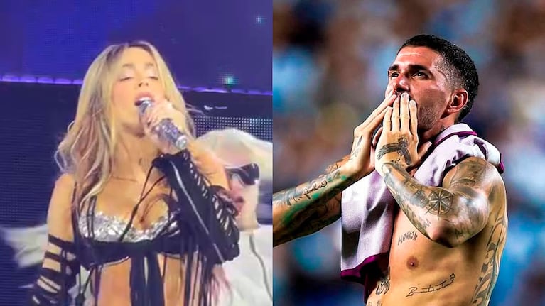 El inesperado gesto de Tini Stoessel con Rodrigo de Paul en su recital de México: “Mirá, mi vida”