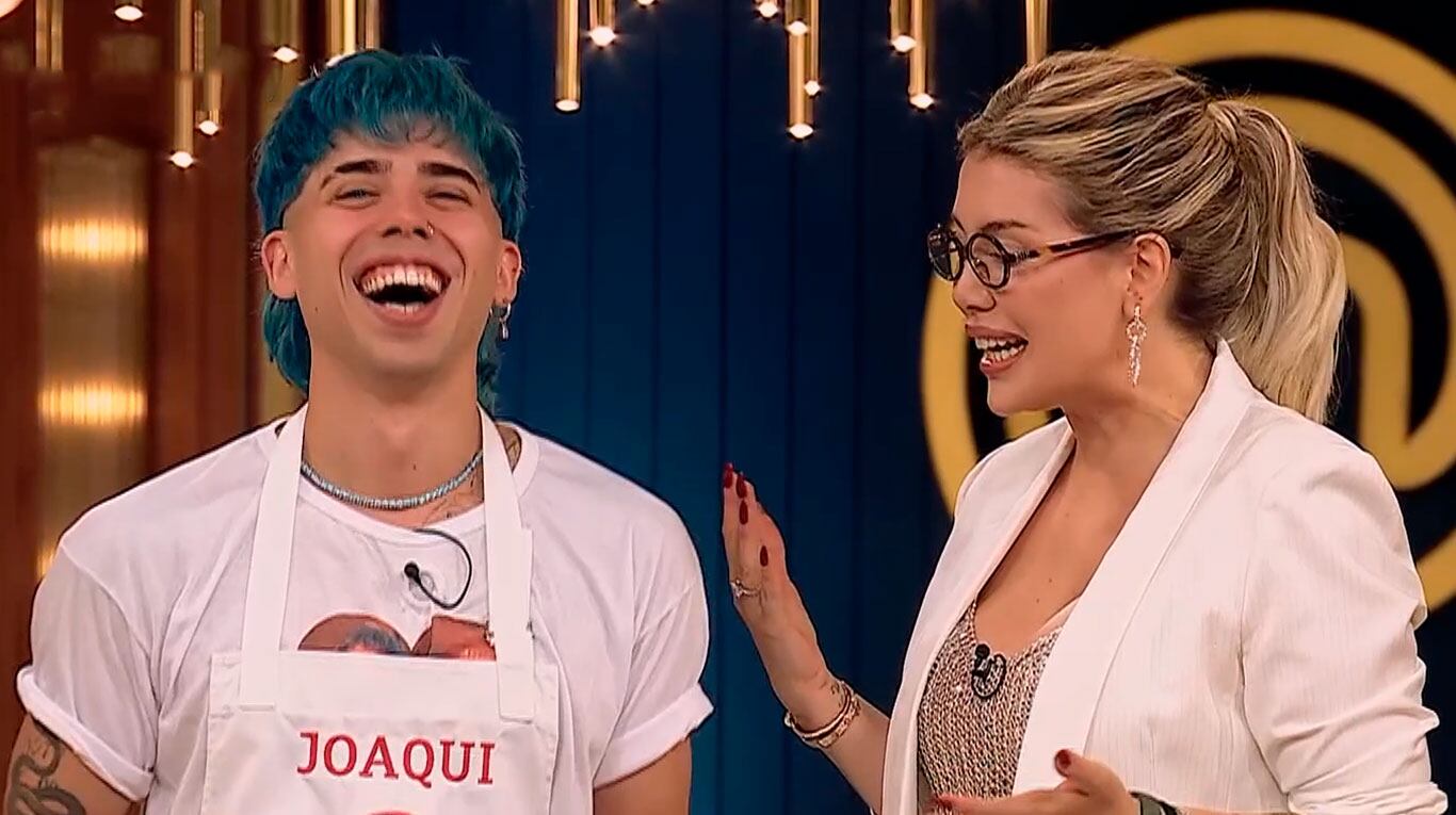 Video: Wanda Nara incomodó a Luck Ra con preguntas íntimas sobre La Joaqui