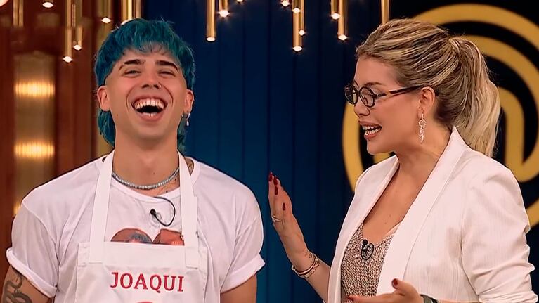 Wanda Nara incomodó a Luck Ra con preguntas íntimas sobre La Joaqui