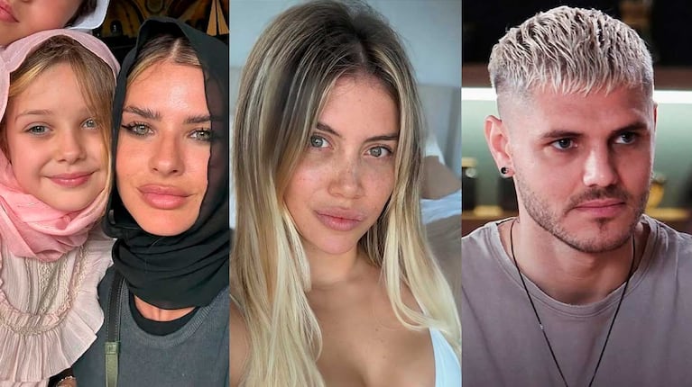 Mauro Icardi invitó a sus hijas al cumple de Magnolia Vicuña y Wanda Nara impuso una condición tajante