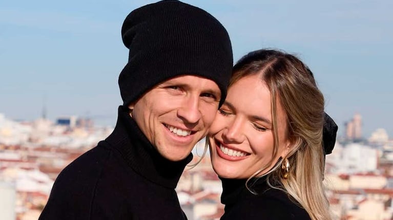 Con dos gestos, Gianluca Simeone dio a entender que Eva Bargiela está embarazada