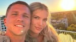 Con dos gestos, Gianluca Simeone dio a entender que Eva Bargiela está embarazada