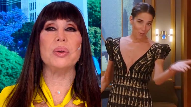 Moria Casán ventiló un picante chisme de Juana Viale en vivo