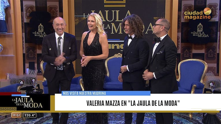 Así fue el debut de Mariano Martínez en La Jaula de la Moda con Valeria Mazza como invitada de lujo