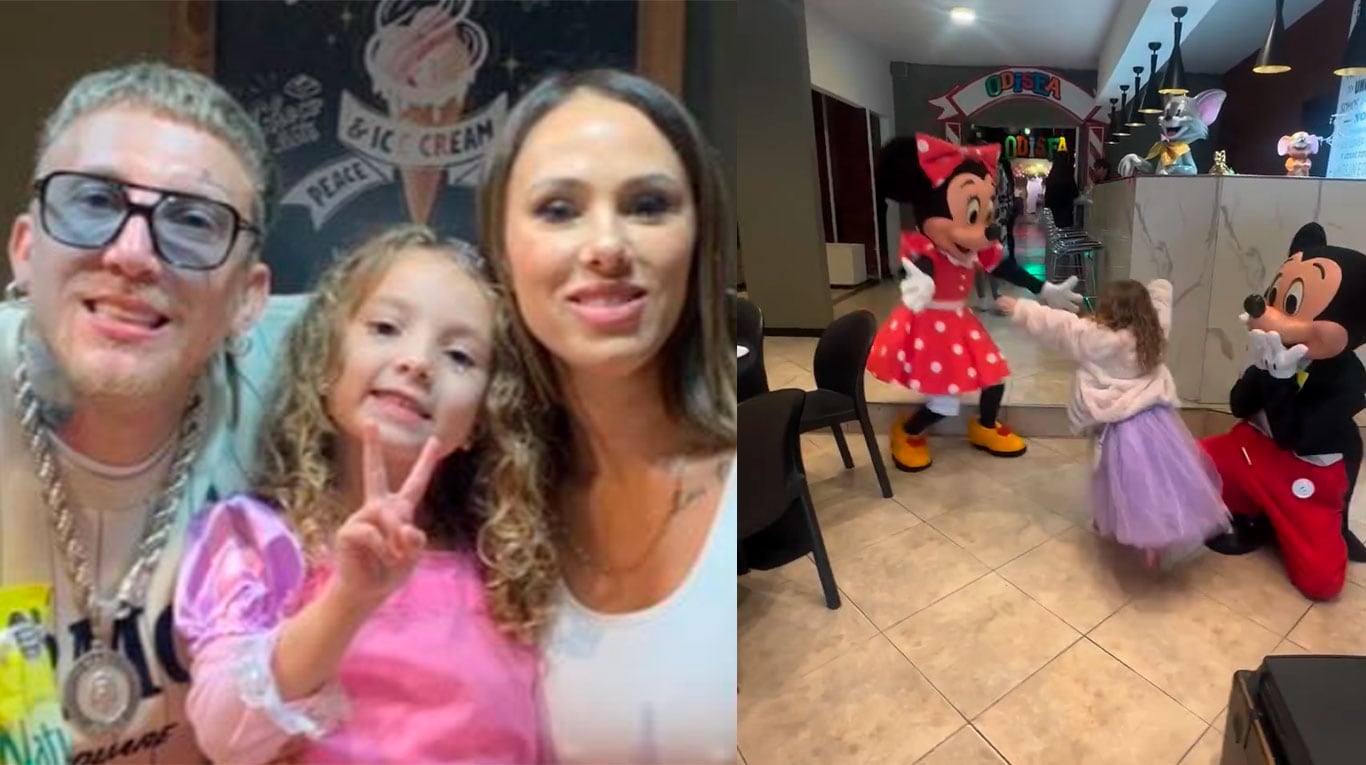 Así fue el cumple de Abril, la hija de Barby Silenzi y El Polaco