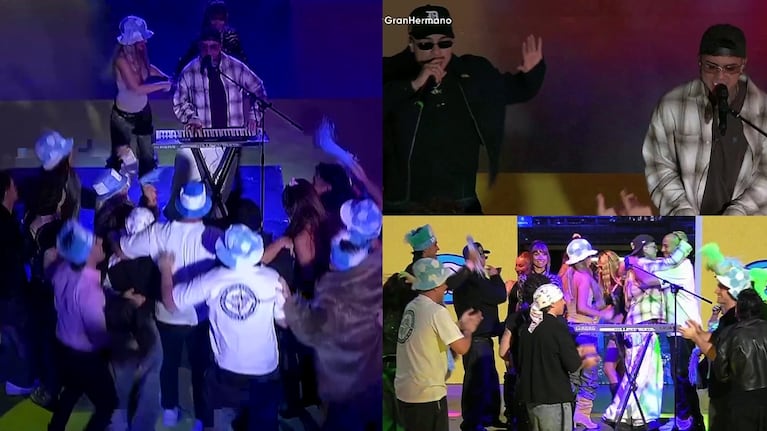 ¡Ya se vive el Mundial en Gran Hermano! La T y la M dieron un show sorpresa y desataron la fiesta en la casa