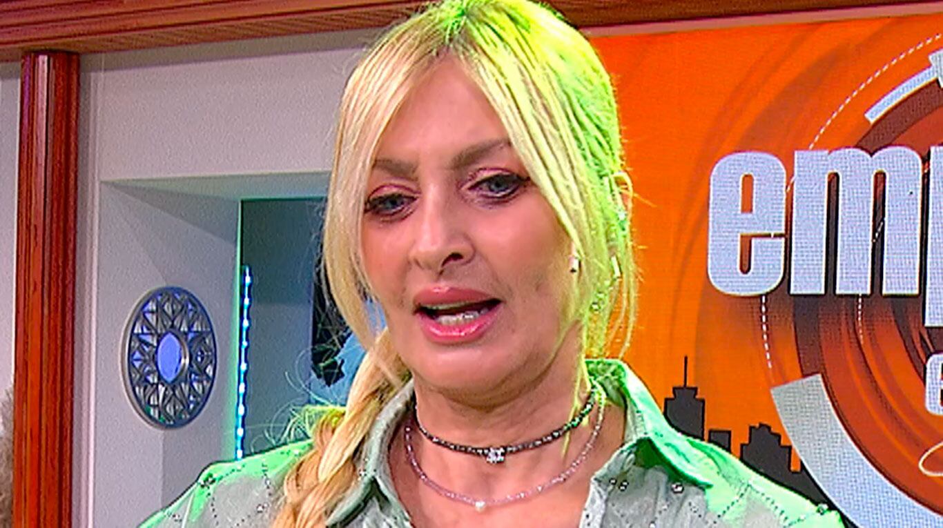 Video: Yuyito González rompió en llanto antes de salir al aire con su programa