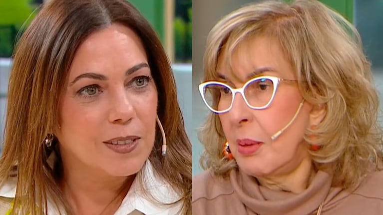 Georgina Barbarossa frenó en vivo a Pía Shaw por sus preguntas sobre su nuevo amor: “Me metés en un brete”