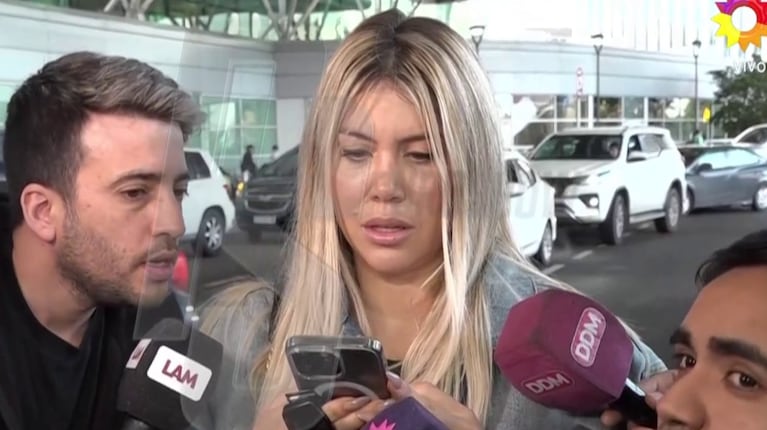 Pícara reacción de Wanda Nara cuando le preguntaron si Icardi le sigue mandando mensajes