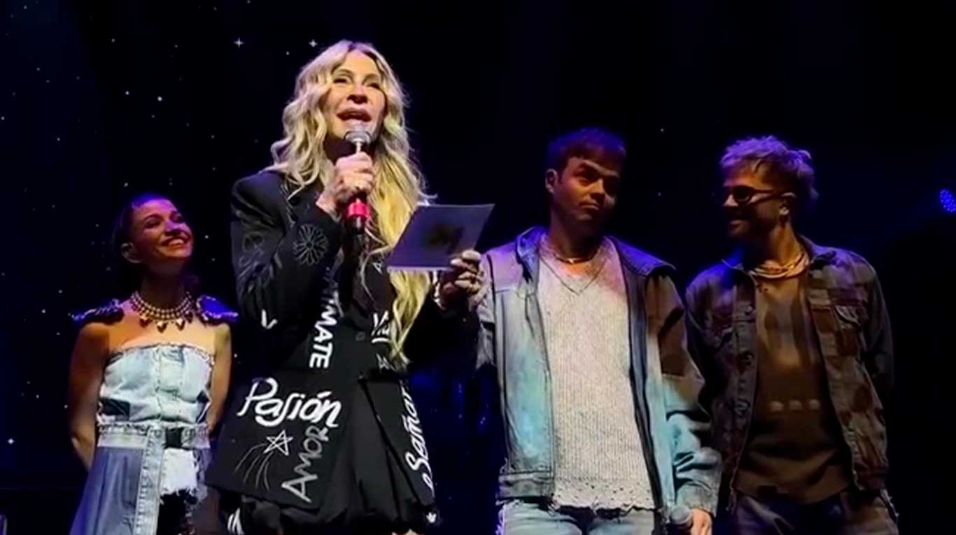 Cris Morena sorprendió a todos en el show de Erreway: “Romina está con Mila”